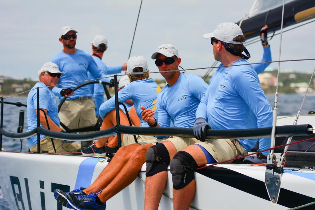 St. Thomas’ Peter Corr’s King 40, Blitz, wins the Spinnaker Racing Class. © Dean Barnes